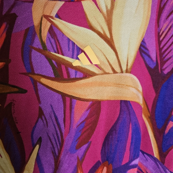 Farm Rio X Adidas Birds of Paradise Bold Pink Jacket And Shorts Set Size S - Picture 6 of 11